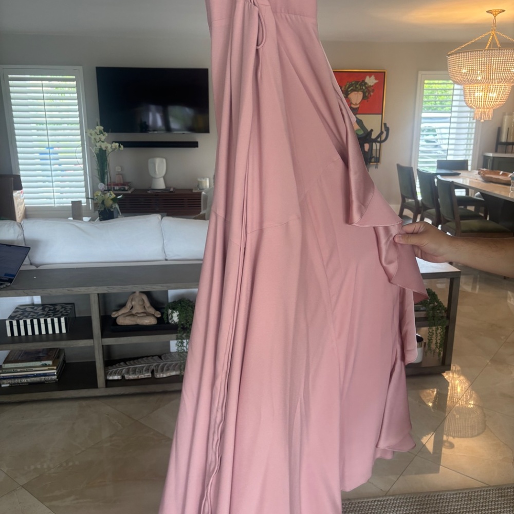 Pink Ruffle Gown - Picture 3 of 5